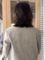 マルソー&nbsp;岡山ミディアムレイヤー髪質改善トリートメント秋カラーボブ