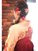 **TRIBE**袴着付け+ヘアアレンジ
