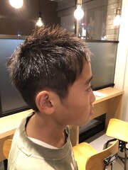 ショートアシメバング