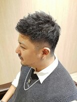 ライール ザ バーバー(Lair the barber)&nbsp;男の黒髪ショート大人なツヤ感◎