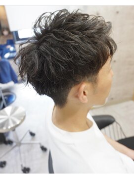 ヘアテリア リュウ 大塚(hair teria ryu) 無造作パーマ×アップバングスタイル