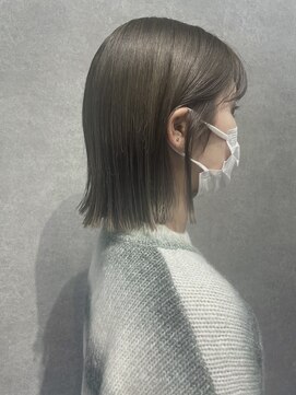 デイジー(Daisy) ぷつっとボブ/切りっぱなし/カーキベージュ