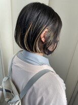 ヘアーデザイン リボン(hair design Ribon) ハイライト&内巻き丸みボブ