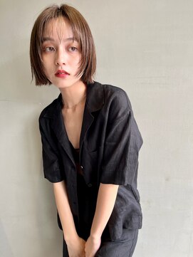 ミンクス 原宿店(MINX) 切りっぱなしボブ イメチェン 似合わせカット