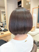 ヘアサロンアンドヘアメイクディー(hair salon hair make D)&nbsp;仙台D　ワンレングス王道ボブ黄金比率ショートstyle