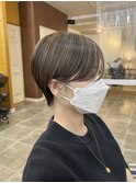 メンズライクショート/前髪あり/20代30代/ストリート/古着