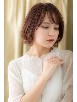 カバーヘア 上尾西口店(COVER HAIR) 斜めバングリラクシーヘルシースタイルボブZ上尾20代30代40代