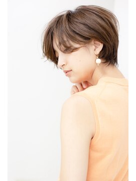 ファチュール(fAture.) 【大人の洗練ヘアはこれ！】ワンサイド/丸みショート30代40代