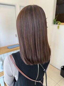 リアン(Lien) 髪質改善カラーブラウンベージュ/