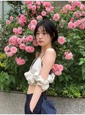 《Mimosa》暗髪ミニボブ