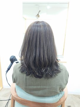 レイ 津田沼(Lei) ボブ/前髪/こなれミディ/オリーブベージュ/ウェーブパーマ/韓国