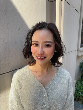 ノアエクレ 銀座(noah ecle) 『noah parfait大島流』透明感◎アッシュベージュ外ハネロブ