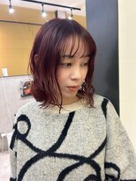 ハブ(hub) 【天神今泉】ブリーチなしレッド