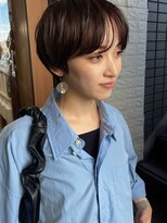 ボウ(BOW)&nbsp;大人ナチュラルショート×シースルーバング