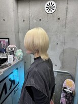 インク 渋谷(INK.)&nbsp;複雑履歴からホワイトブロンド