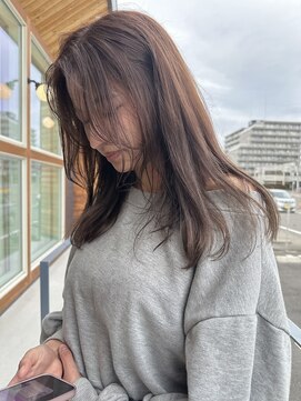 エムサロン 元総社(emusalon) 《Yachida》まろやかベージュ×ナチュラルヘア