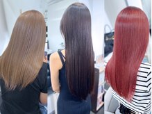 ●ダメージを最小限に抑えながら理想のhairに●