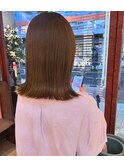 鎖骨ミディ×オリーブベージュ