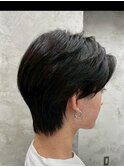 men's/スペインカール/スパイキーショート/ブルーブラック