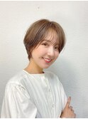前髪あり大人ショートボブ20代30代40代表参道