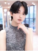 韓国レイヤー顔周りカット透明感カラー髪質改善艶髪シースルー