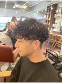 波巻きツイスパMIXパーマ