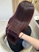 ベル サウス(BHEL south) 津市ロングレイヤーカットハッシュカット透明感カラー重めロング