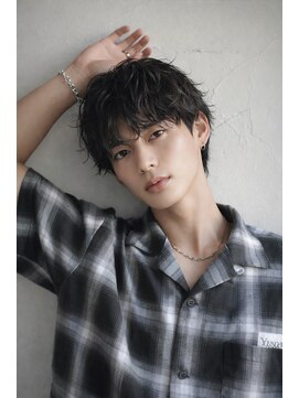 ベル 表参道Terrace(Belle) フェザーパーマ/センターパート/ツーブロック/シャドウパーマ