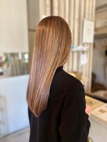 アシャ ヘアー ソリューション 神戸店(asha hair solution)&nbsp;ミルクティーブロンド/ダークブルー/デジタルパーマ/摂津本山