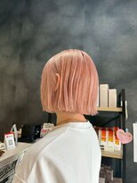 ノーヴァ バイ ボナ 前橋店(nova by bona) 【Wカラー】春のピンクボブ 小顔見せ似合わせカット