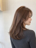 リノ 寺田町南口店(rino)&nbsp;ニュアンスピンクブラウンミディ