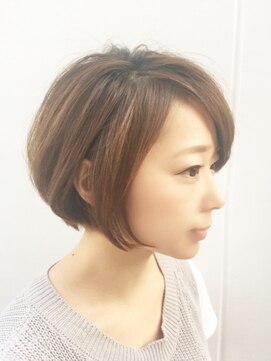 ルーファス 恵比寿 渋谷(Ruufus) 首周りスッキリショートボブ【Ruufus恵比寿渋谷】