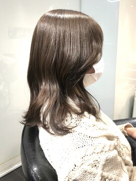 ラブクロムトーキョー オモテサンドウ(LOVECHROME OMOTESANDO) ミントベージュのメルティカラー☆韓国風くびれヘア