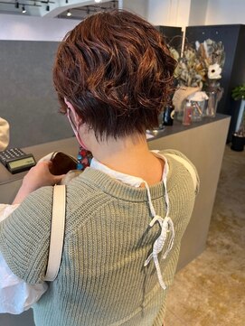 メリー オオサカ(Merly Osaka) 忙しいママさん必見！_カラー×パーマ_