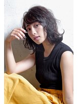 クシュ 所沢西口プロぺ通り(kusyu... )&nbsp;ウルフショートボブウルフココアベージュ/黒髪/グレージュカラー