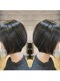 フラッフィーボブ×ツヤ感黒髪20代30代40代