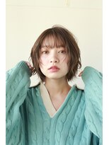 エクリ シセイドウ 麻布十番店(equri×SHISEIDO) ラフウェーブのショートボブ