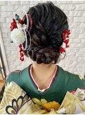 振袖×ヘアアレンジ