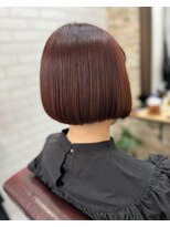 ハサミバイアトリエナガノ 千葉(8sami by atelier nagano)&nbsp;デザインカラー／レイヤーカット/ウエットヘア/オリーブベージュ