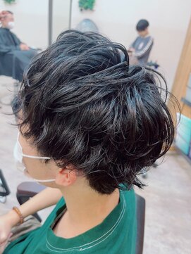 ナンバー エミライ 溝の口(N° emirai) ウェーブパーマスタイル