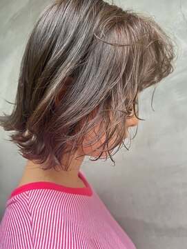 スペシウムバイアンバースデー(spacium by UNBIRTHDAY) 柔らかいベージュ/ダブルカラー