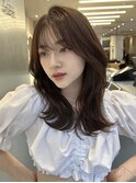 髪質改善*シアーカラー外はねセミディ*美髪【Zina 河原町】