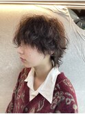 マッシュウルフ/波巻きパーマ