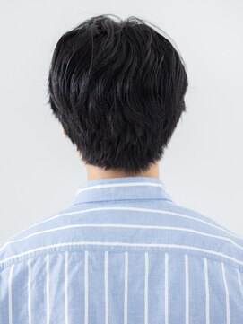 モッズヘア メン 新所沢店(mod's hair men) ビジカジOKな万能アッシュブラックショートスタイルb新所沢