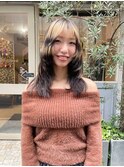 ミディアムレイヤー×ボーダーカラー横浜 【成田】
