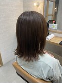 ナチュラル切りっぱなしベルボブ