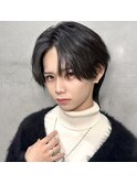 【CARE UMEDA】センターパートウルフ 中尾