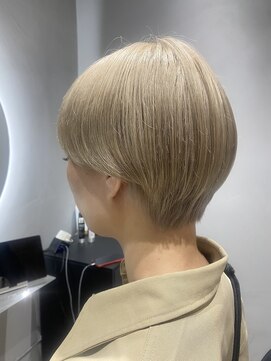 エトラ 渋谷店(etora) ミルクティーベージュ ハイトーンショート