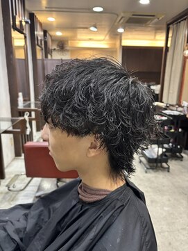 ハイパー(HYPER) 波巻きマッシュ『メンズ/メンズパーマ/メンズハイライト』