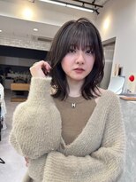 ロシェ 横浜店(loche)&nbsp;小顔こなれレイヤーミディ×ネビージュ[横浜駅]